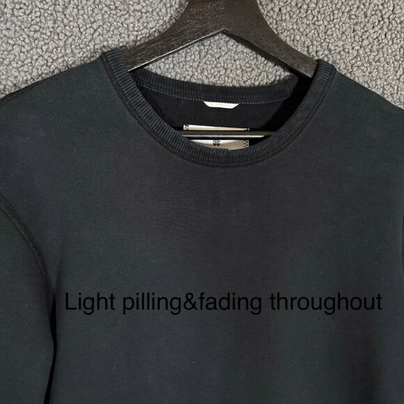 Reigning Champ Cotton Crewneck Pullover Sweatshirt - Men's Size M - Black - Picture 2 of 8